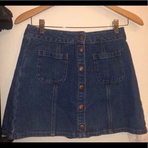 Bullhead Jean Skirt